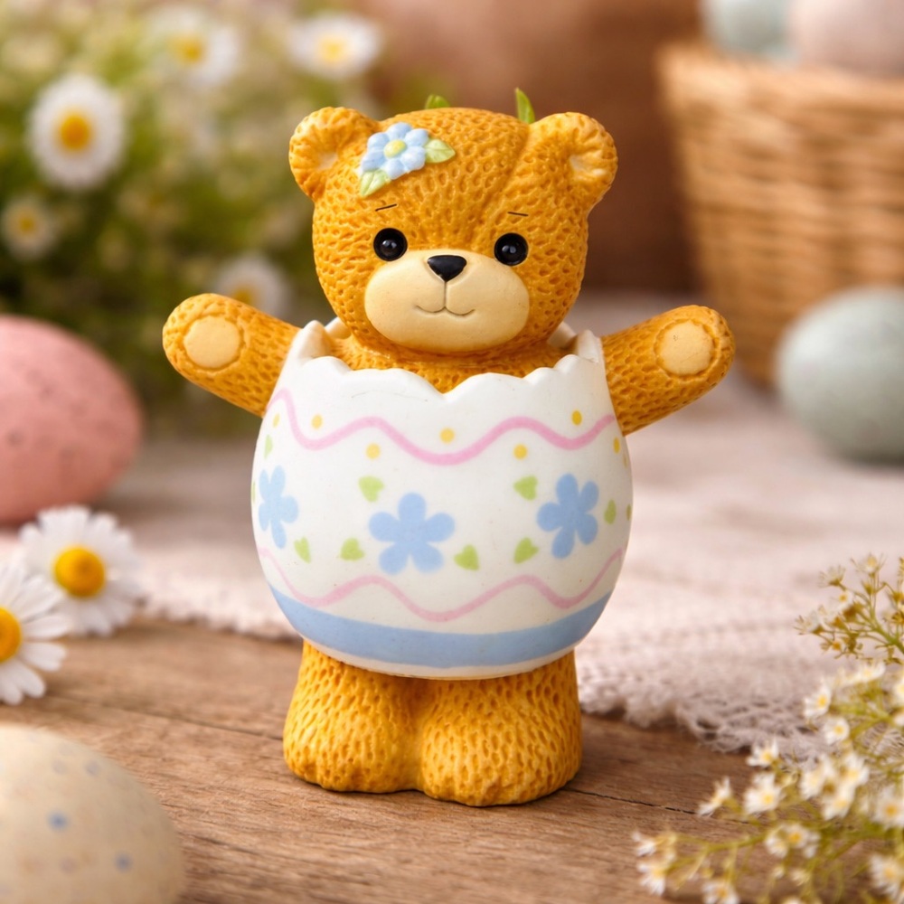 Enesco Lucy & Me Bear‎ in a Easter Egg 1985 Lucy Rigg